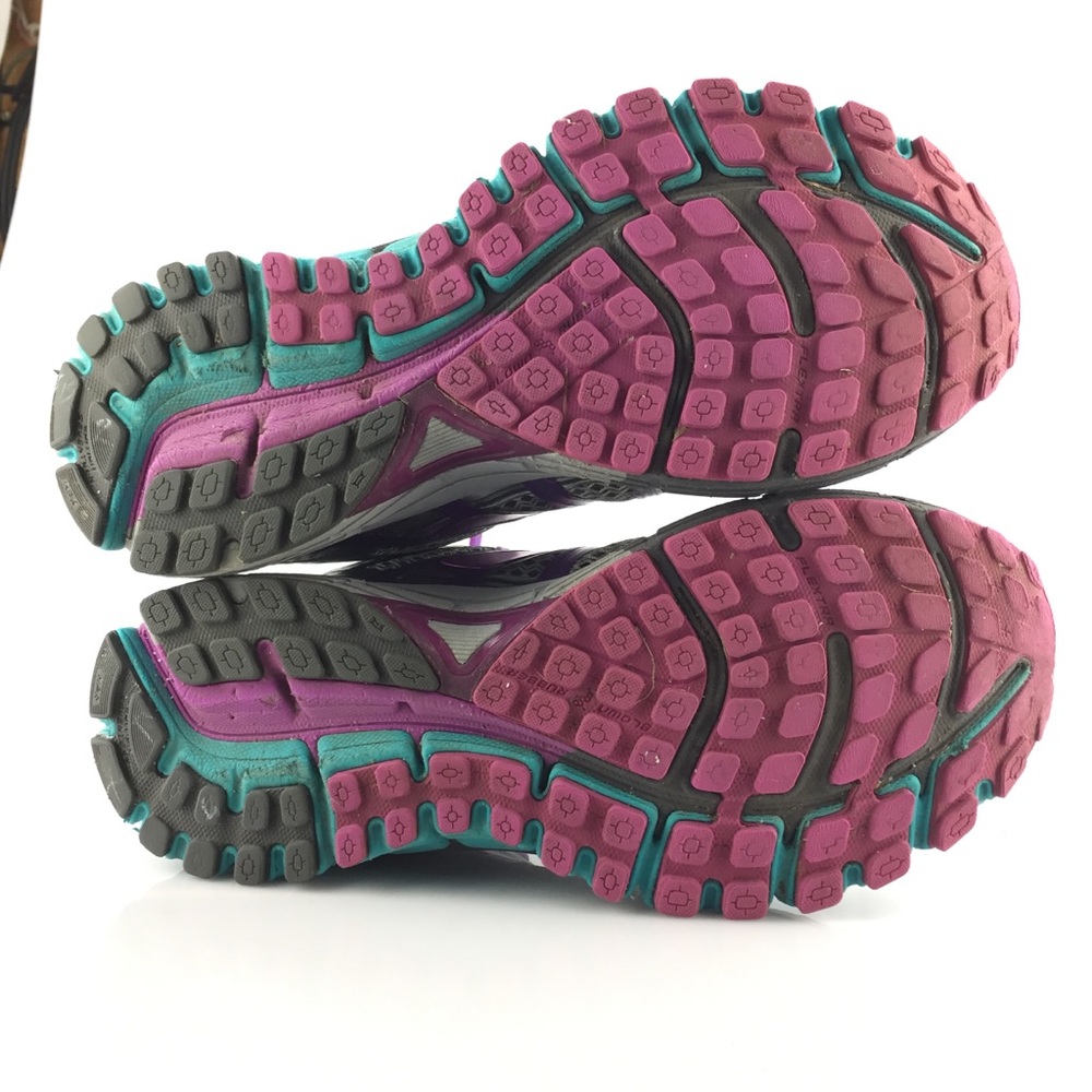Brooks Womens GTS 17 Silver Pink Purple Size 10.5 - Picture 10 of 10
